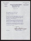 Thank you letter from Representative Spark Matsunaga to Brigadier General Hugh B. Hester
